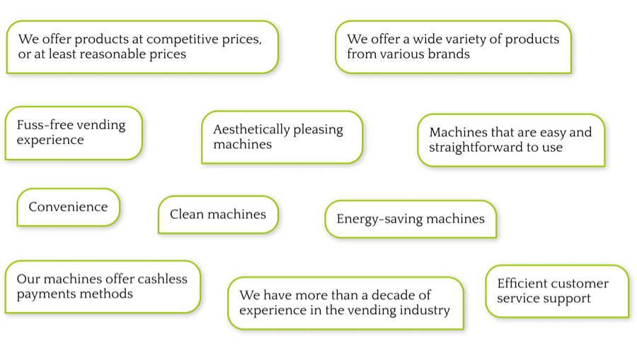 What Achieva Vending Pte Ltd strives towards in its services